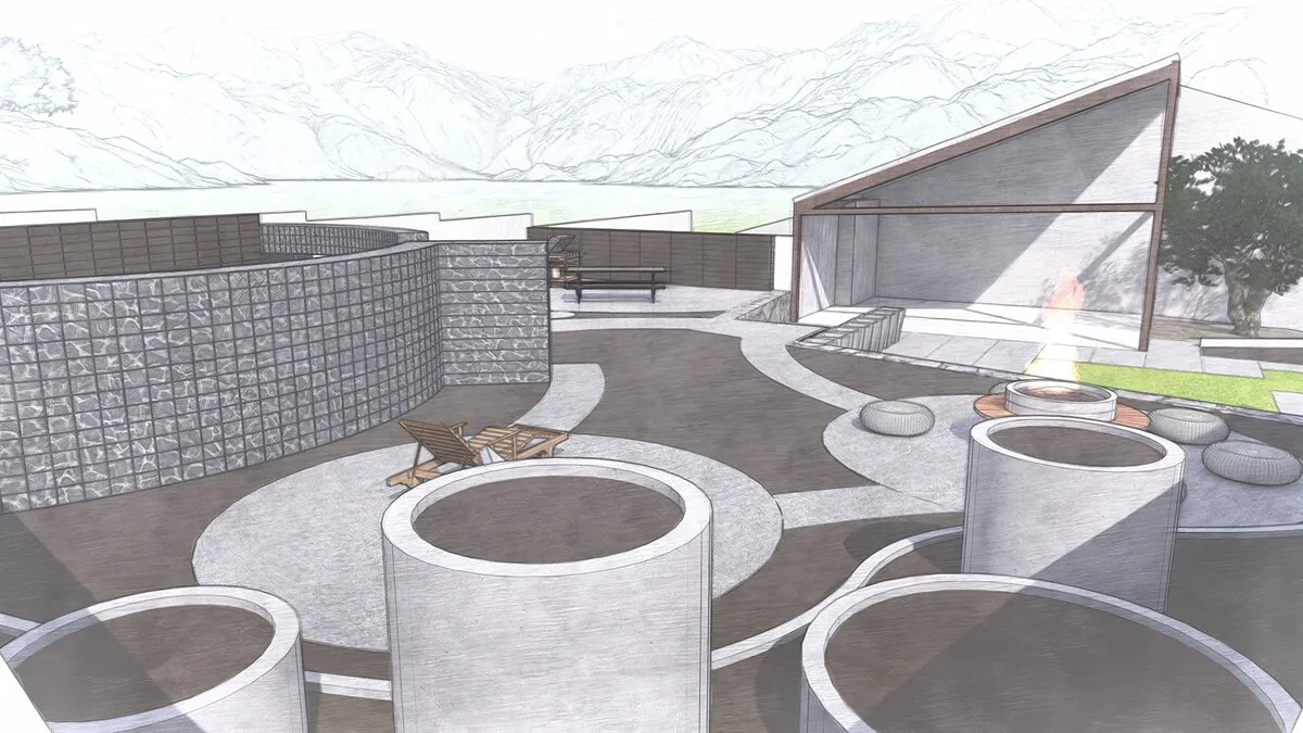 El jardín de cebreros render bocetos (2)