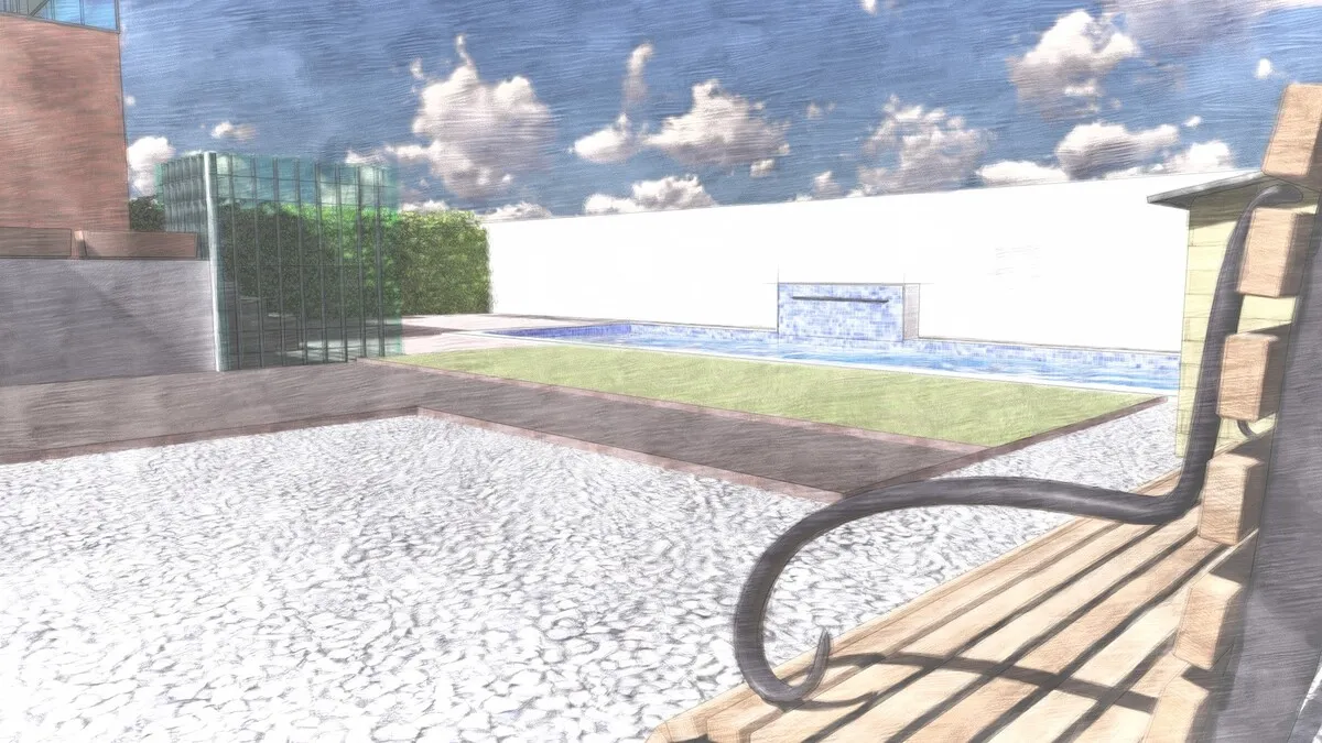El jardín de roque nublo render boceto (4)