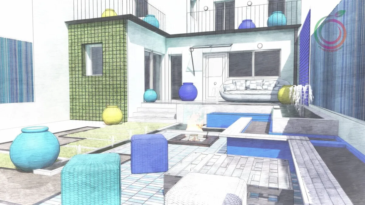 Riad amalarico render boceto (2)