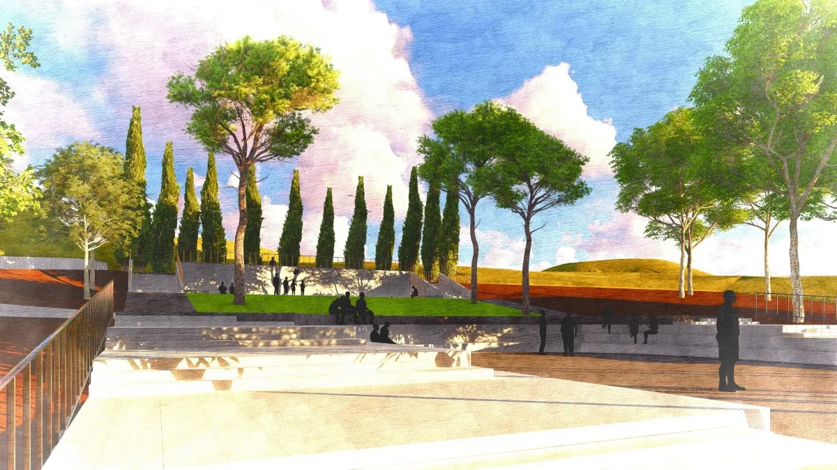 Parque de los pinos render bocetos (4)