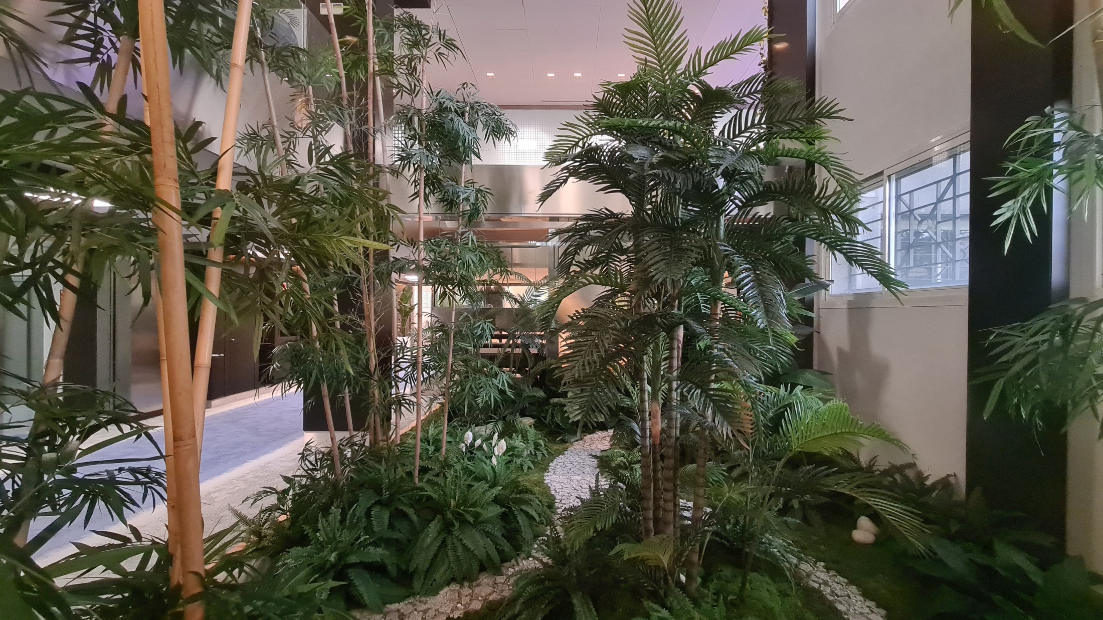 Interior oficinas jardÍn horizontal artificial (12)